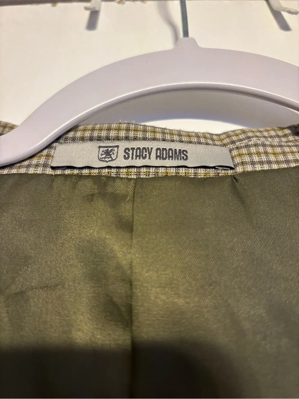 Stacy Adams Olive Green Men's 3-piece Suit